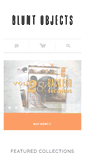 Mobile Screenshot of blunt-objects.com